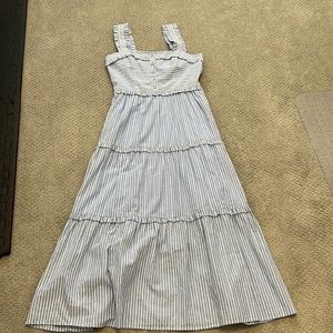 Gal Meets Glam striped maxi dress